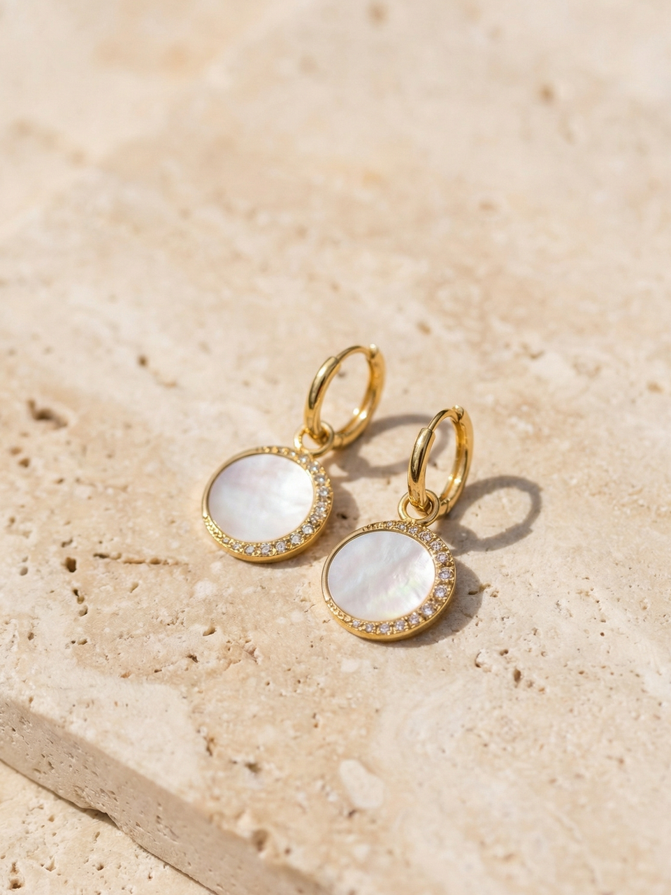 Shining Moon Ohrring