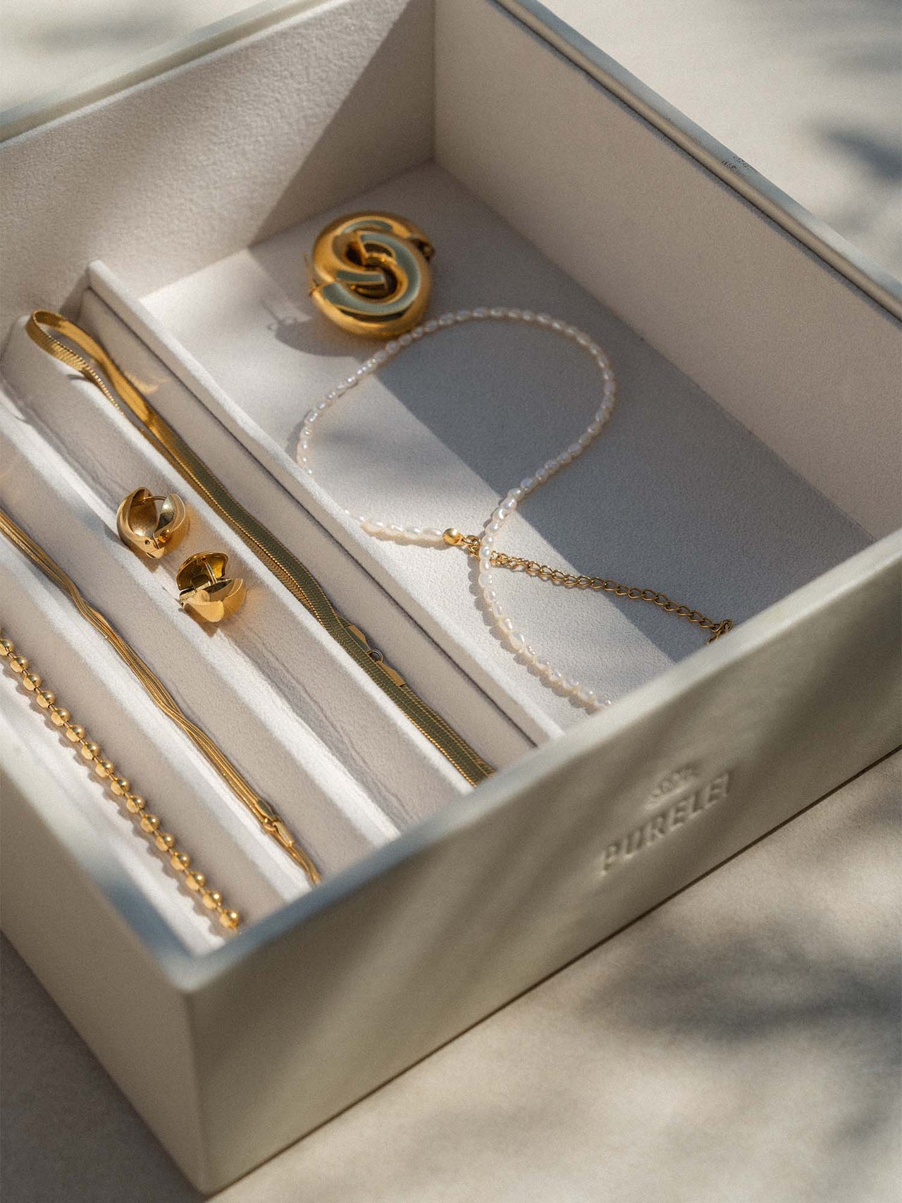 Schmuck Adventskalender + 2 Schmuck-Trays