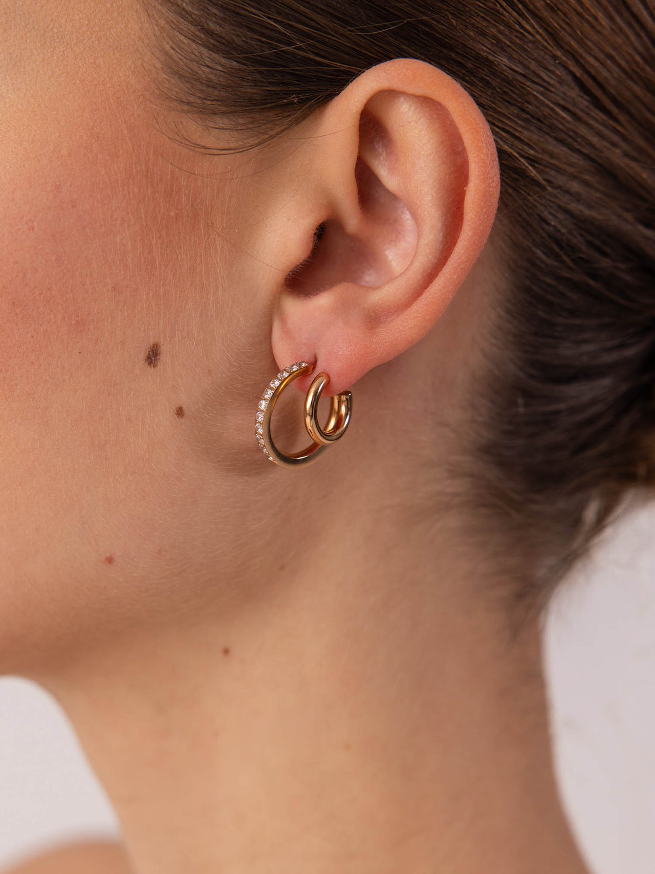 Orecchini Double Glitter