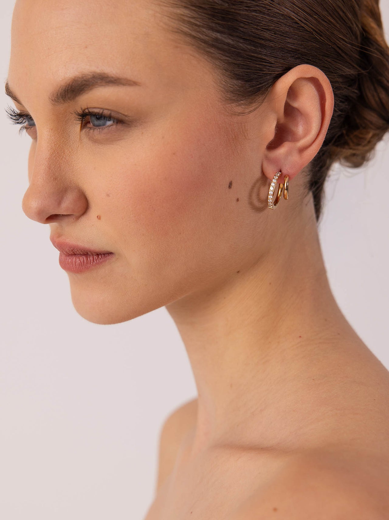 Orecchini Double Glitter