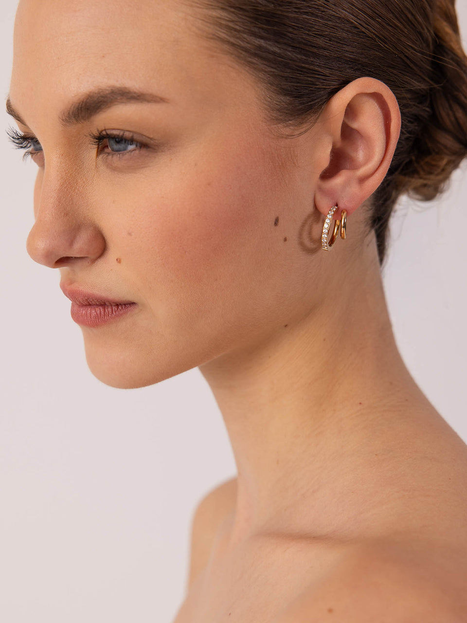 Orecchini Double Glitter