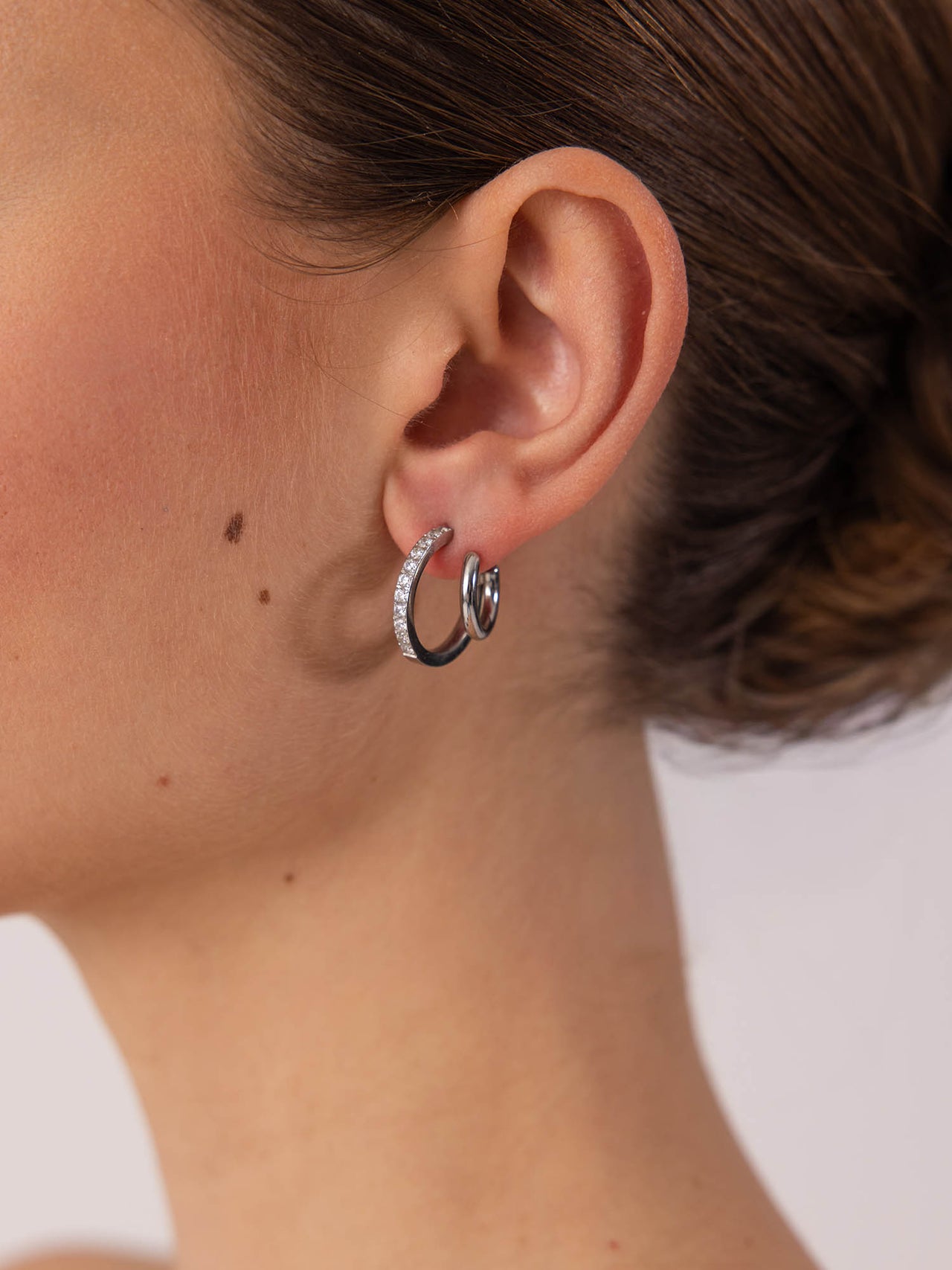 Orecchini Double Glitter