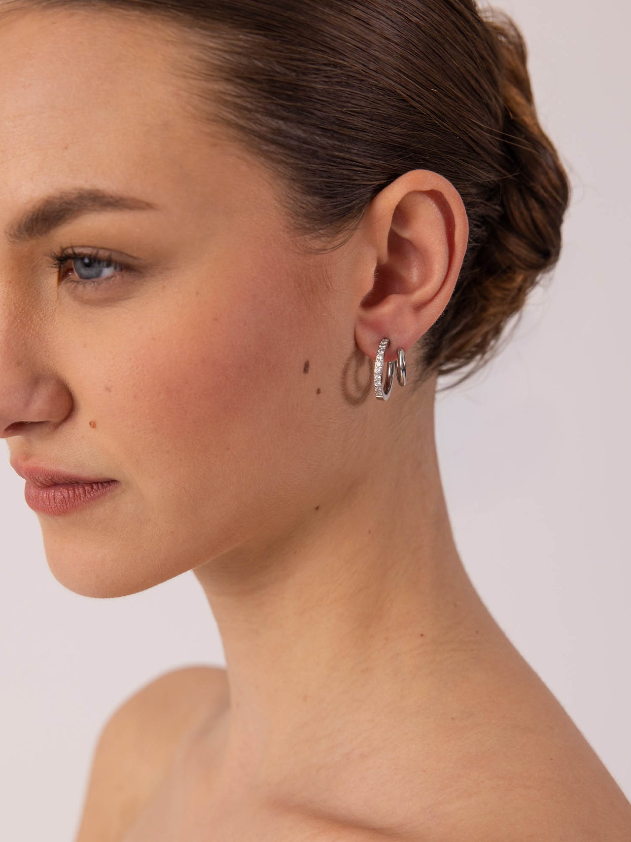 Orecchini Double Glitter