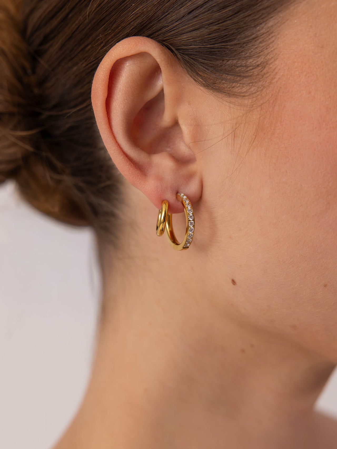 Orecchini Double Glitter