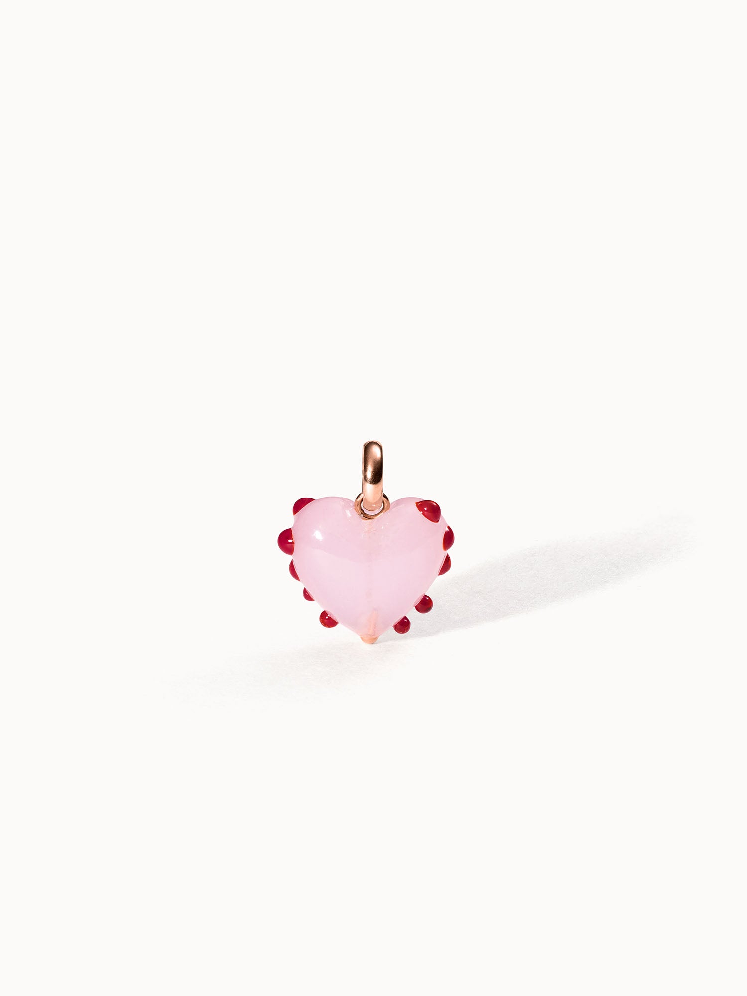 Charm Heart of Glass