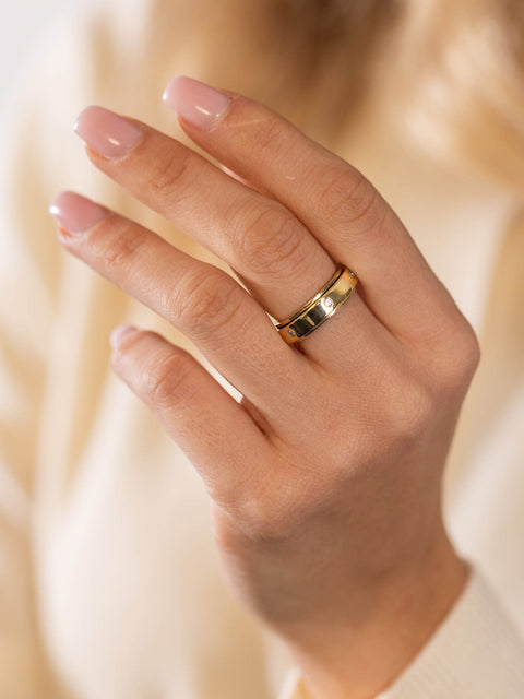 Glitter Fidget Anxiety Ring