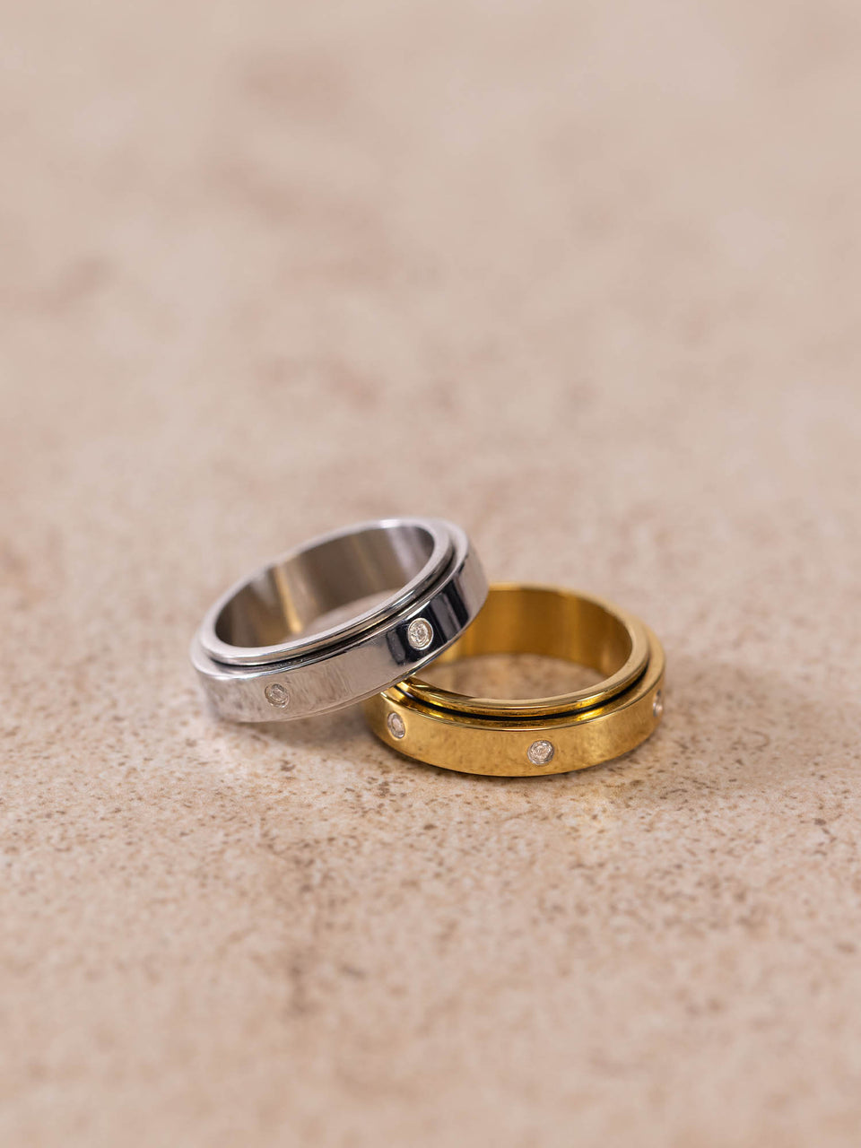 Glitter Fidget Anxiety Ring