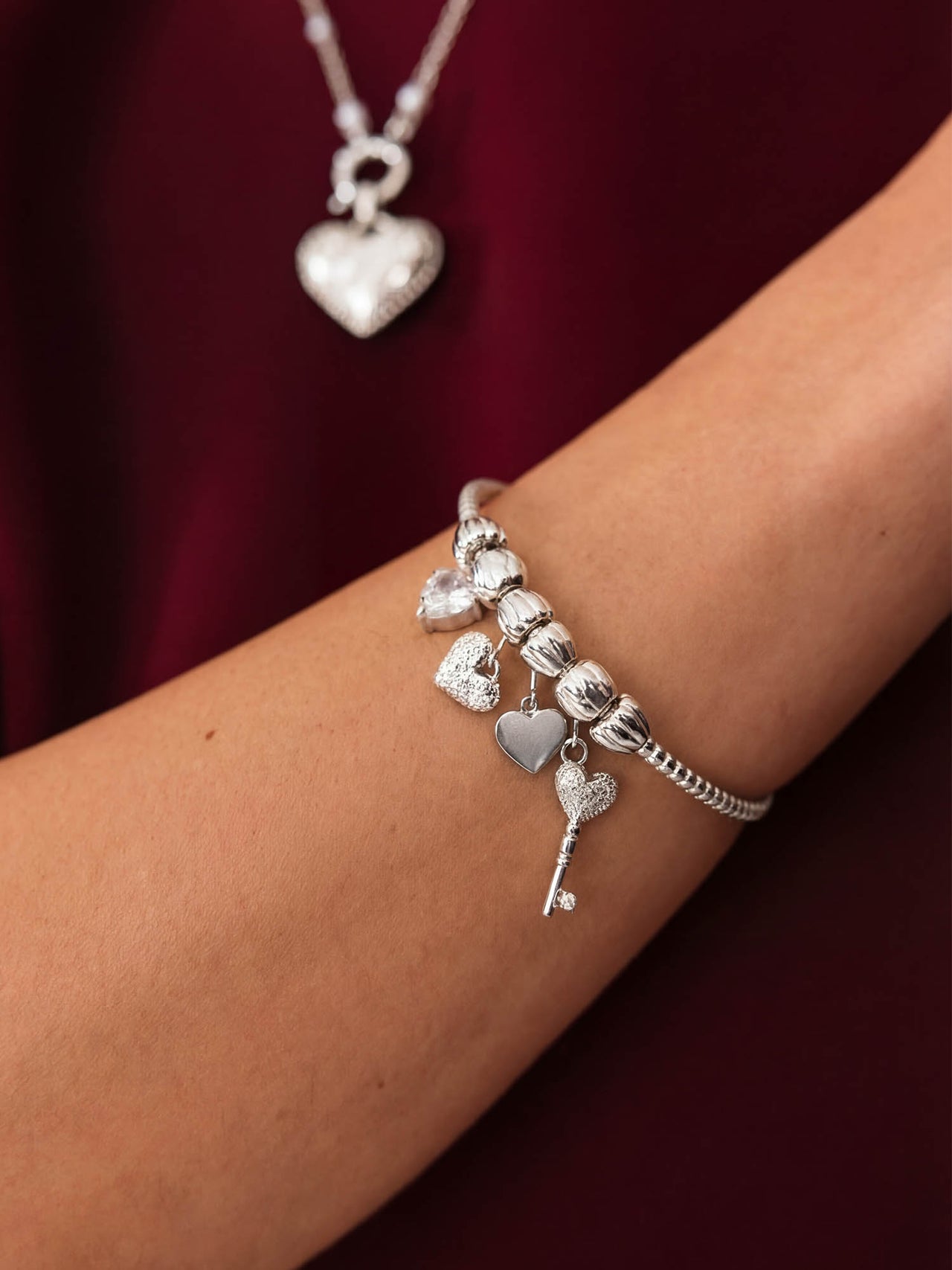 Lei Vintage Herz Charm