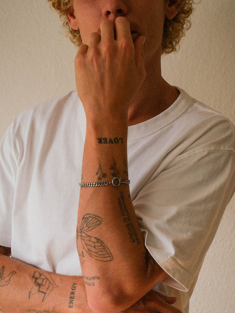 Curb Chain Charm Armband
