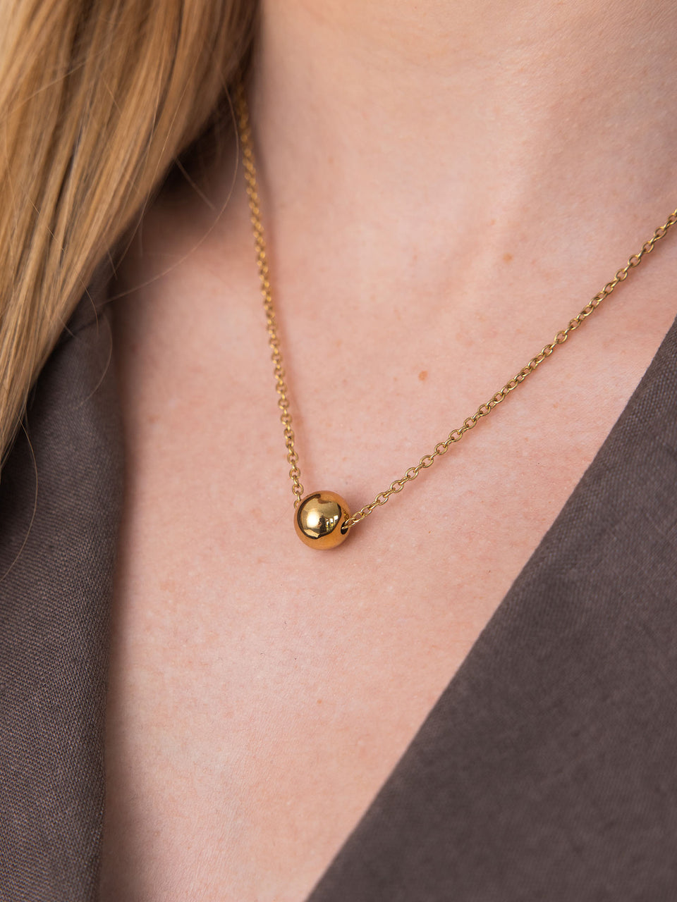 Minimalist Orb Necklace