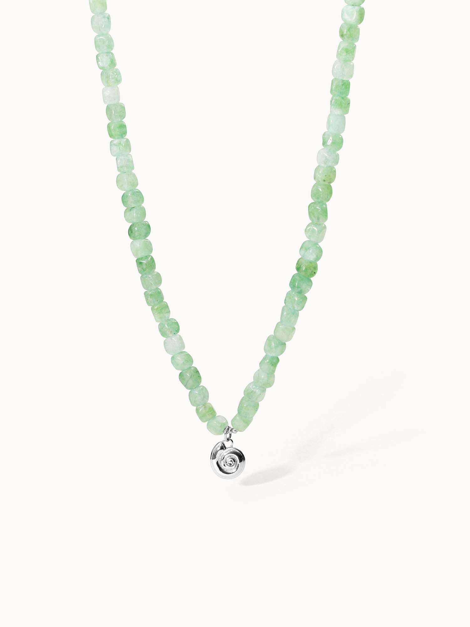 Collana Sundial Shell Jade
