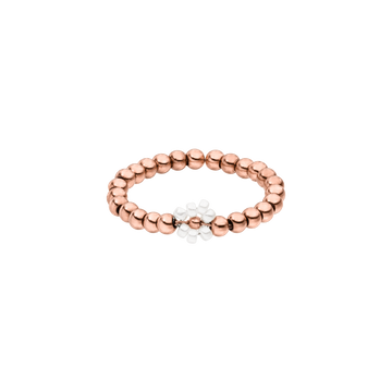 Roségoldenes Bead-Armband von PURELEI, elegant und modern mit glänzenden Kugeln.