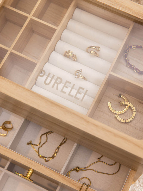 Schmuck Adventskalender + Holz Schmuckbox