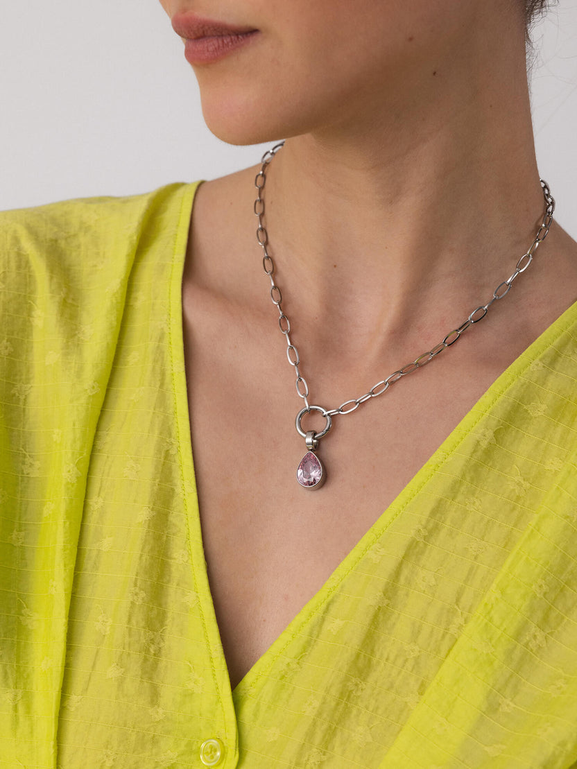 Blush Drop Charm
