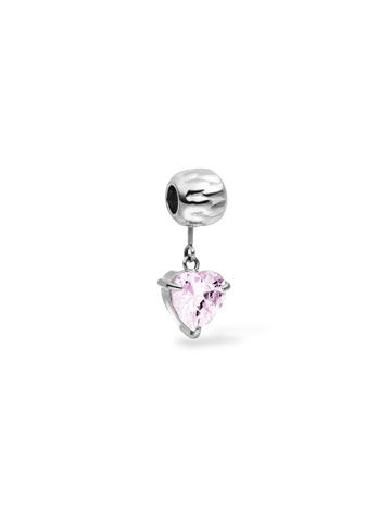 LEI Rosa Herz Charm