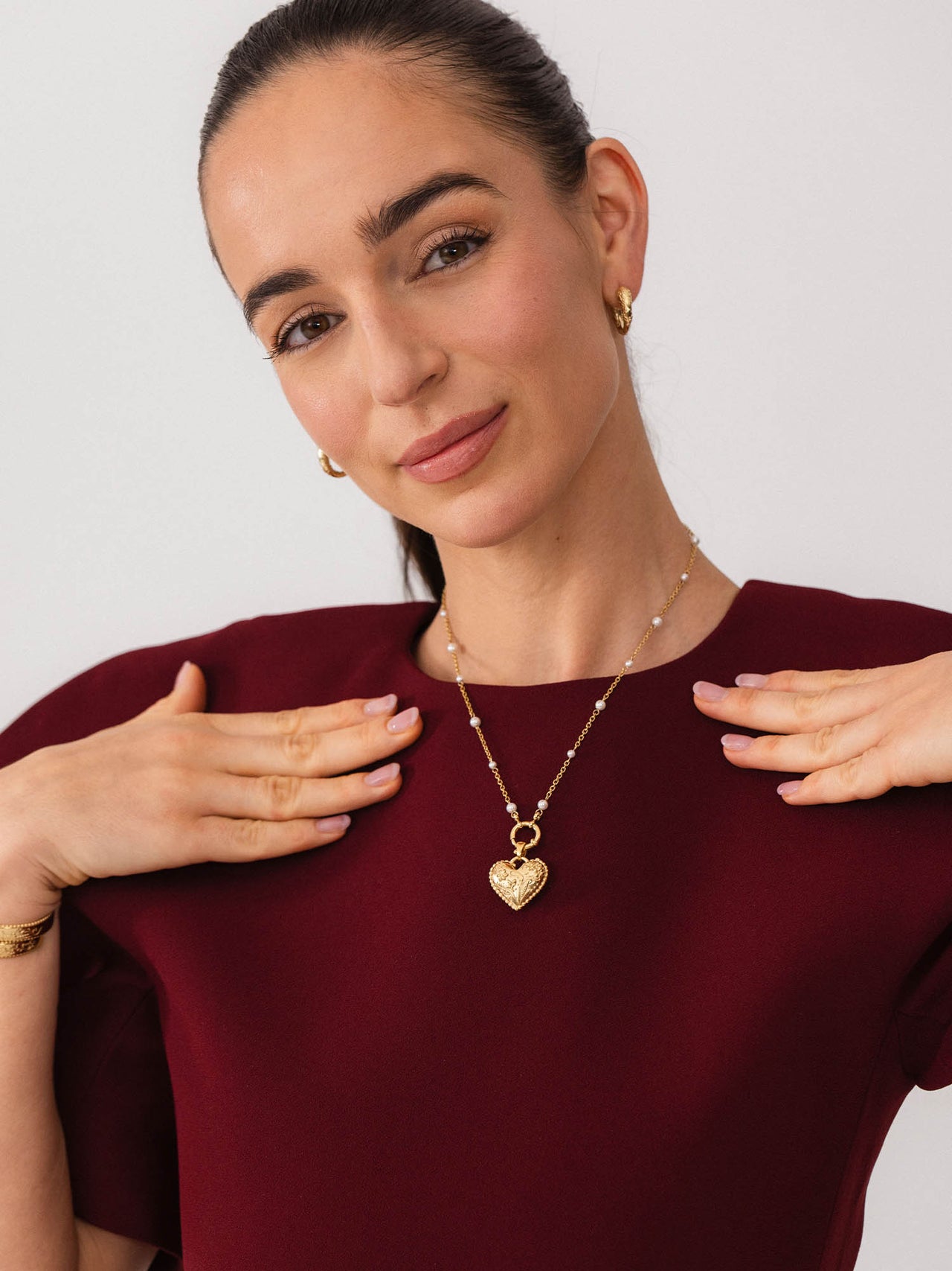 Vintage Love Heart Charm