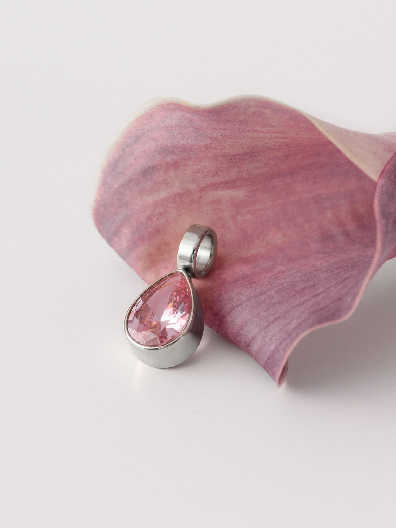 Blush Drop Charm
