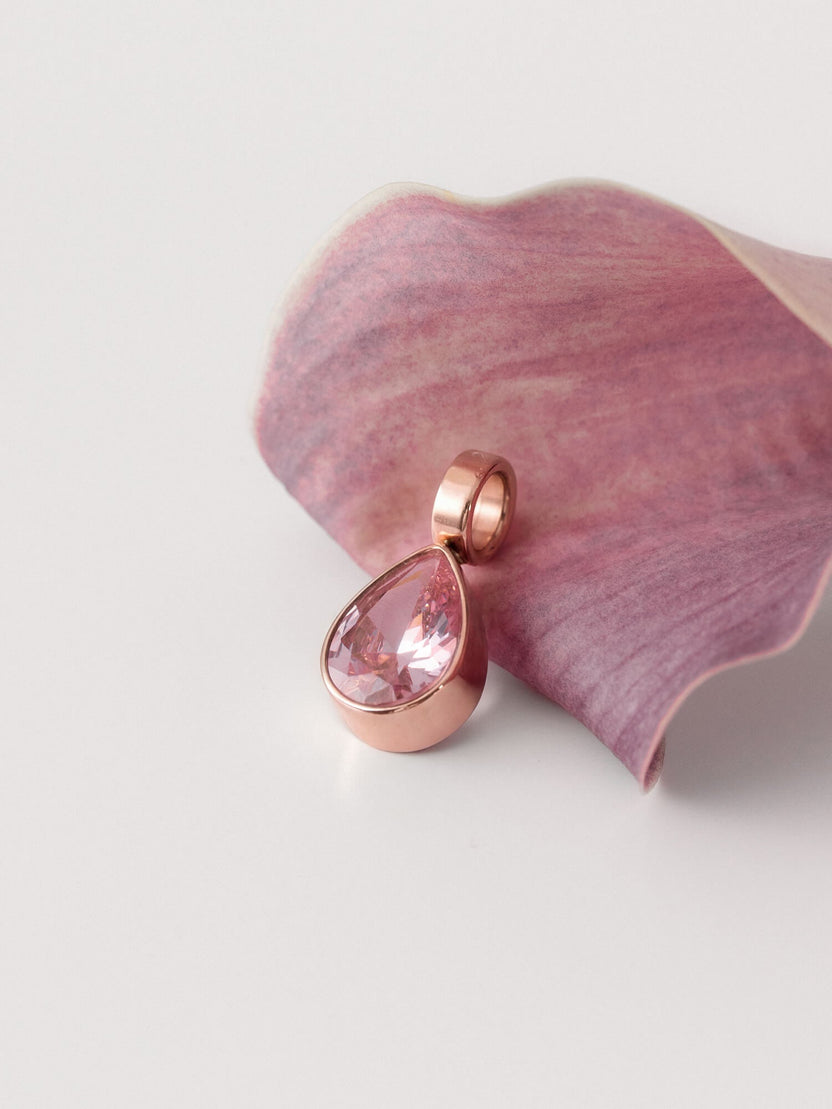 Blush Drop Charm