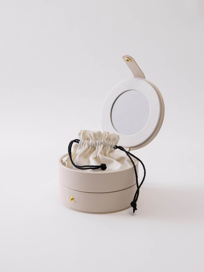 Muschel Schmuckbox Rund