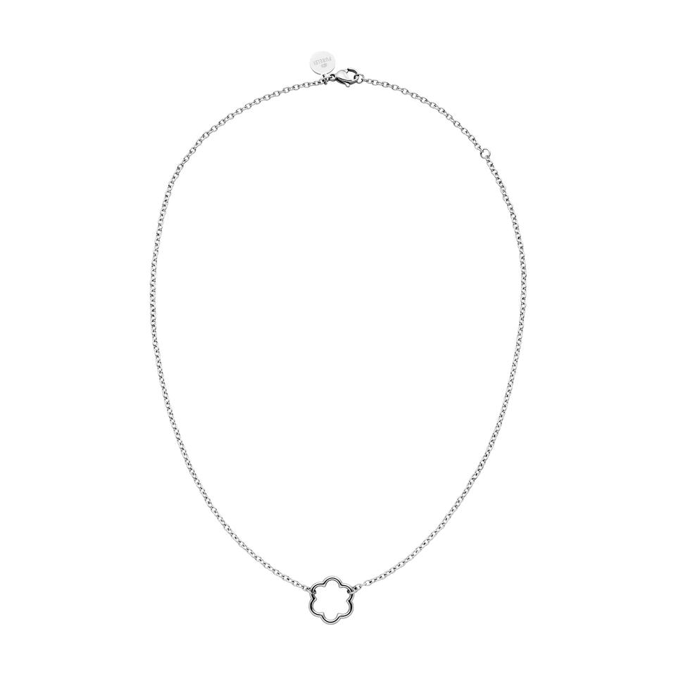 Bloom Kette von PURELEI, nickelfreie Silberkette mit filigranem Blütenanhänger, elegant und zeitlos.