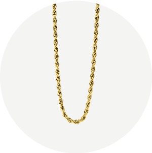 Goldene Kette mit gedrehter Struktur, elegant und zeitlos, von PURELEI.