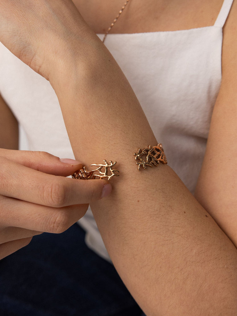 Jewelry Box Coral Armcuff