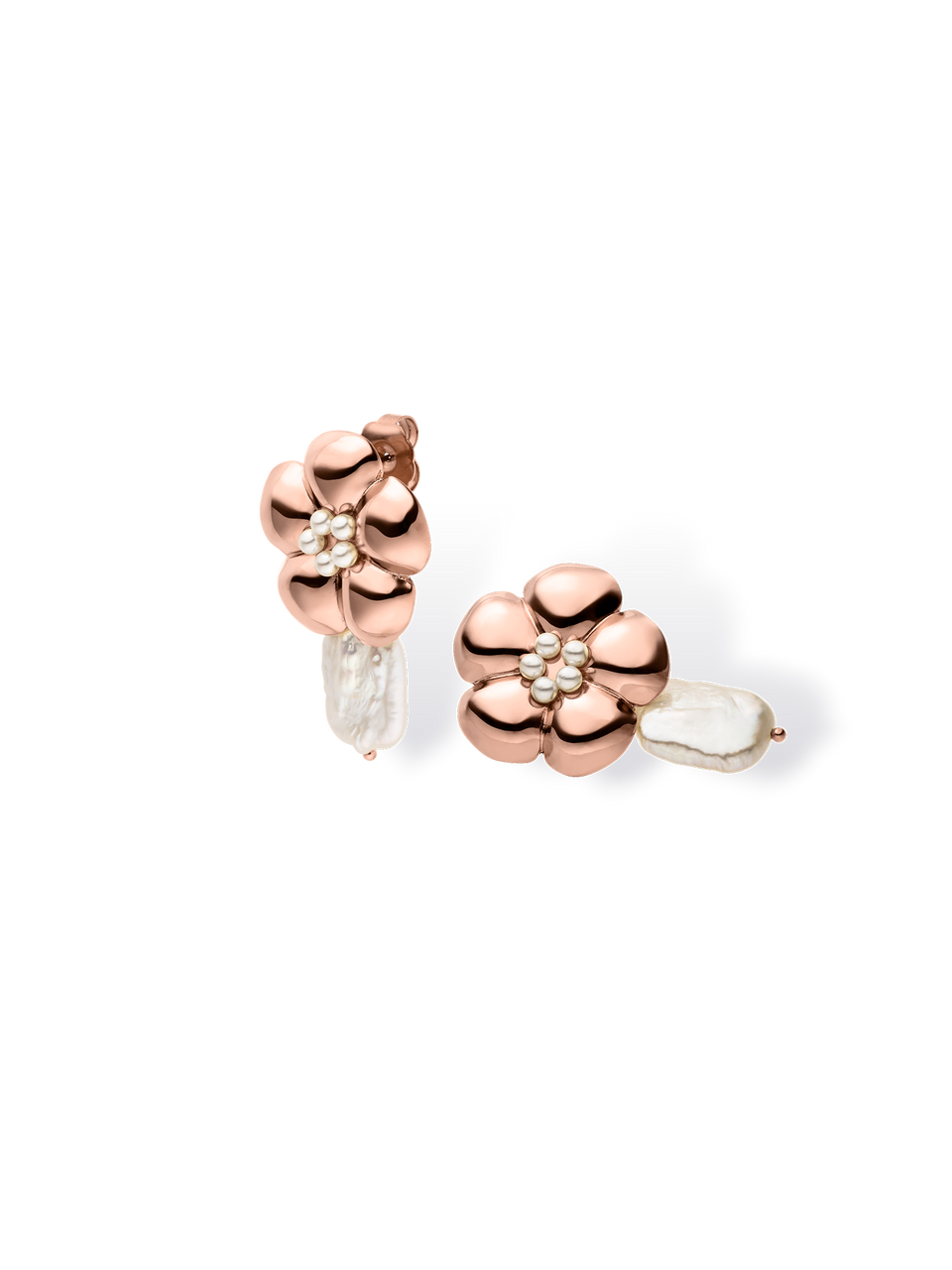 Floral Pearly Ohrringe