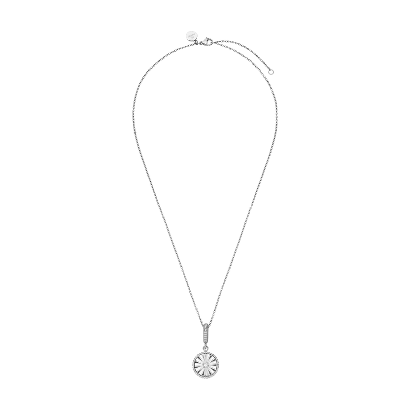 Silberne Kette mit strahlendem Anhänger, PURELEI, elegant und modern.