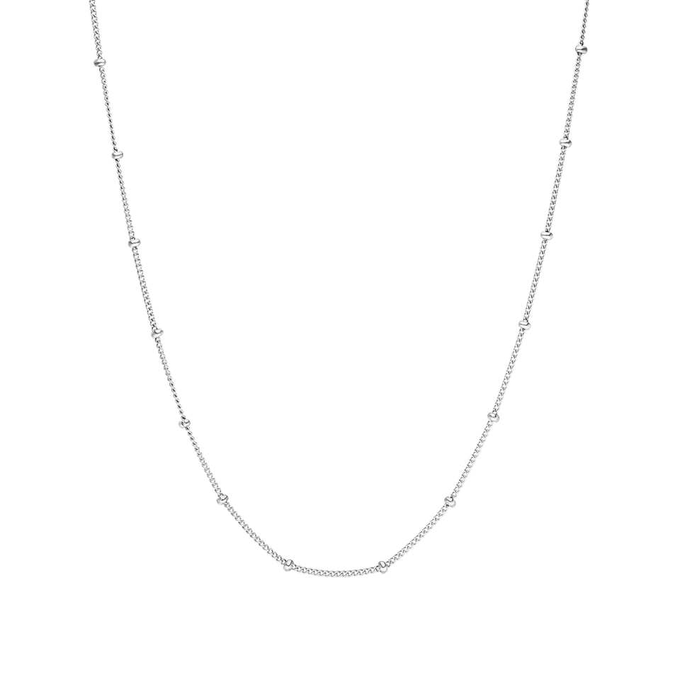 Li’ili’i Kette Purelei in silberner Edelstahl-Optik, feingliedrig, nickelfrei, elegante Basic-Kette für klare Looks.