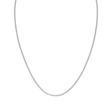 Silberne Kette mit feiner Struktur, elegant und zeitlos, von PURELEI.