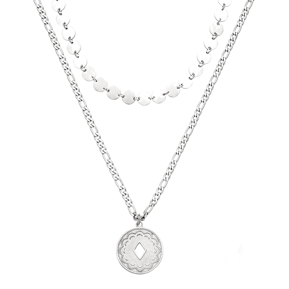 PURELEI Waikiki Ketten-Set in Silber mit filigranem Anhänger, nickelfrei und elegant für sommerliche Island-Vibes.