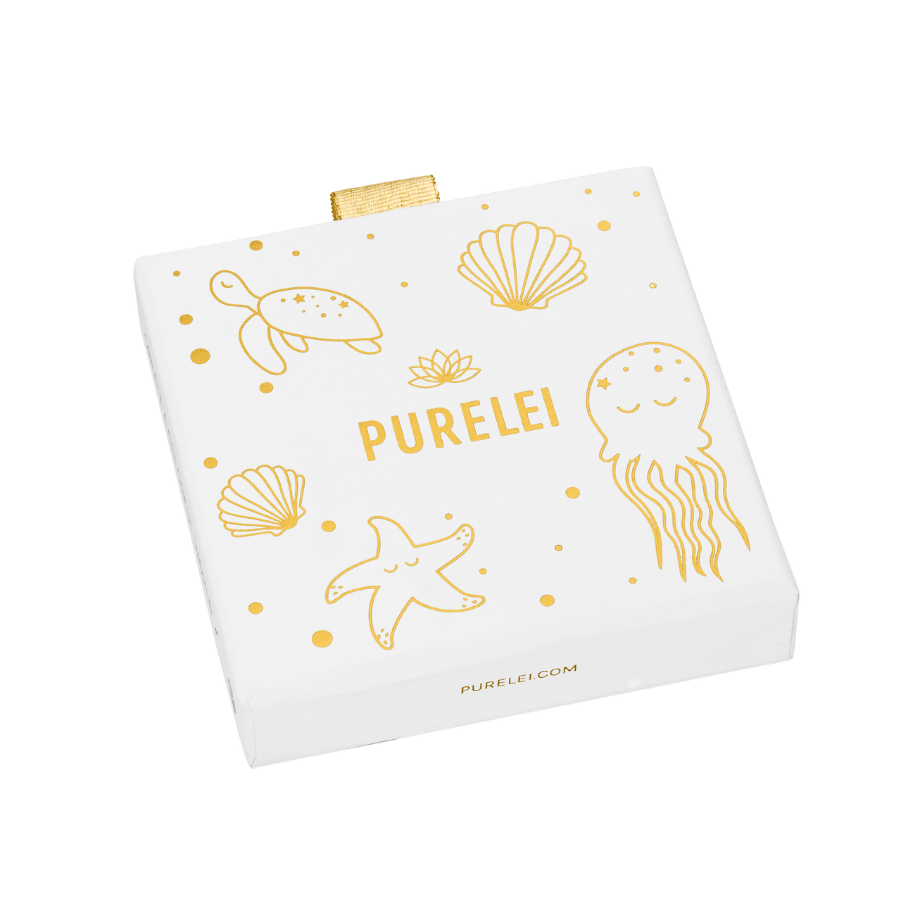 Sun Kids Kette von PURELEI, filigrane goldene Sonne an verstellbarer Kette, elegant und femininer Island-Spirit