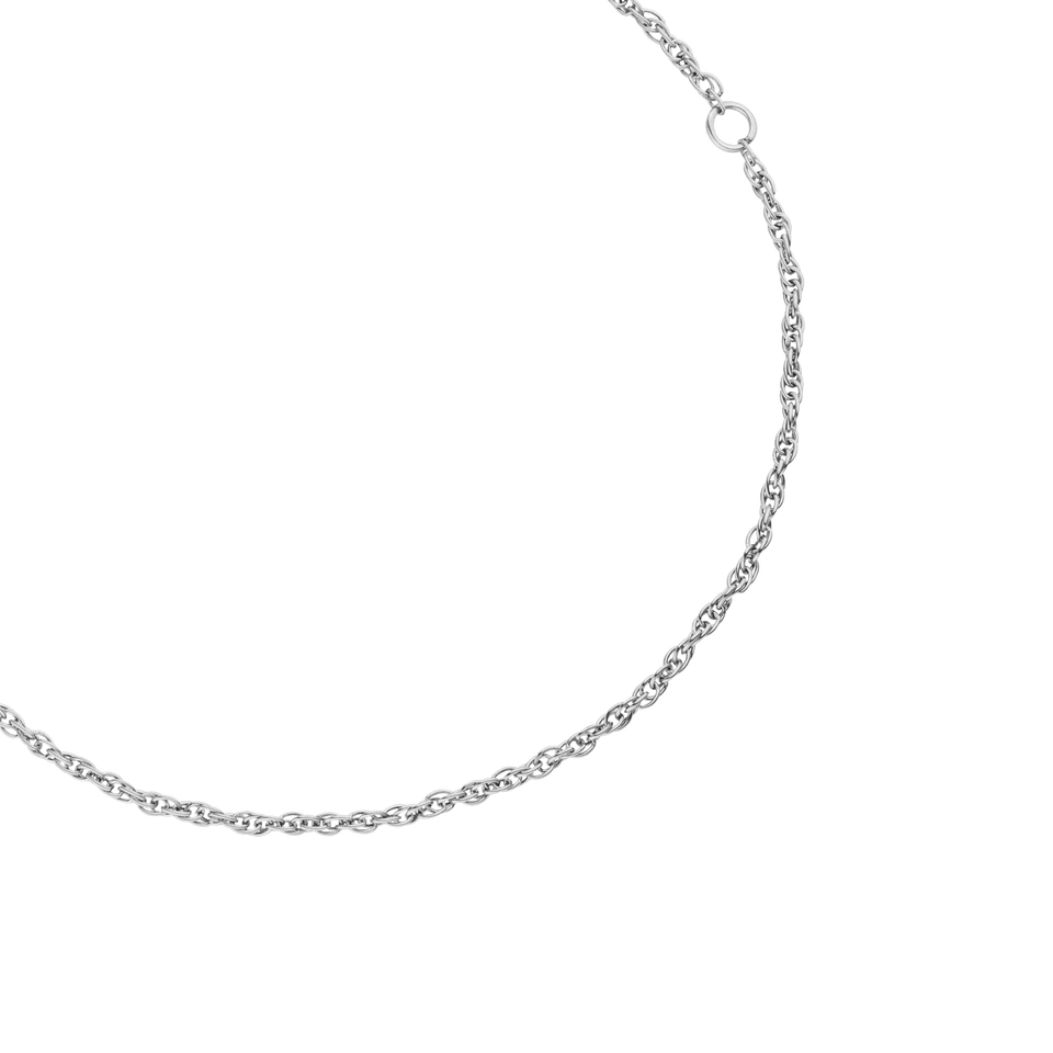 Feines silbernes Brave Armband von PURELEI, nickelfrei, zart gewundene Edelstahlkette, elegant und vielseitig kombinierbar.